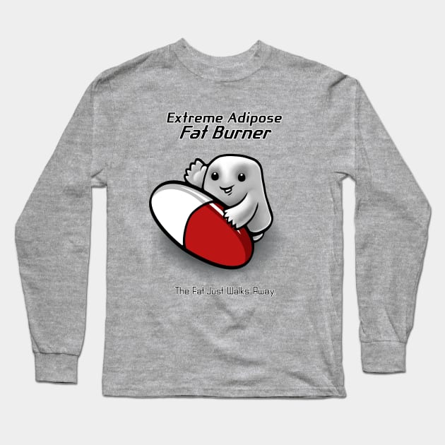 Extreme Adipose Fat Burner Long Sleeve T-Shirt by jellysoupstudios